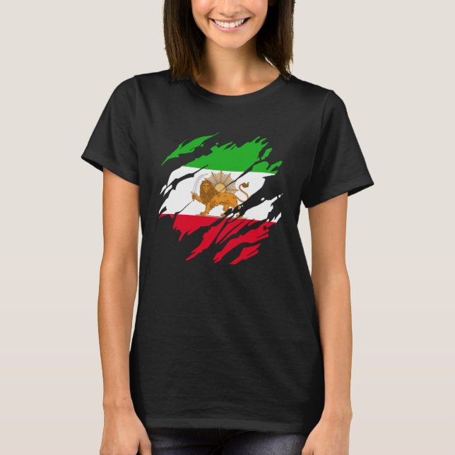 Camiseta León persa iraní Irán (Anverso)
