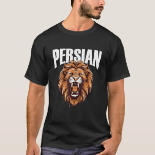 Camiseta León Persa Símbolo Iraní Bandera De Irán Persia