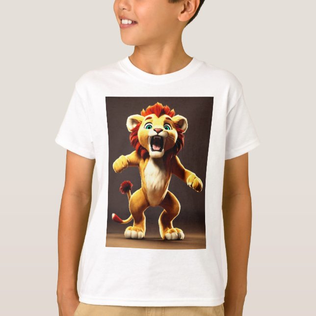Camiseta león personalizado (Anverso)