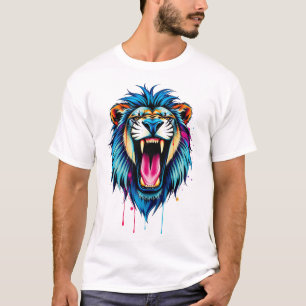 Camiseta León pintado