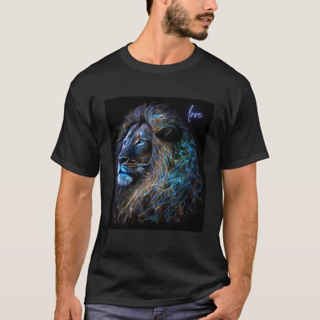 Camiseta León poderoso (Anverso)