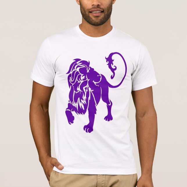 Camiseta león púrpura (Anverso)