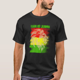 Camiseta León Rasta de Judá Reggae Roots Jamaica Rasta Reg
