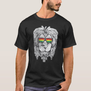 Camiseta Leon rasta reggae Music Vintage Rastafari