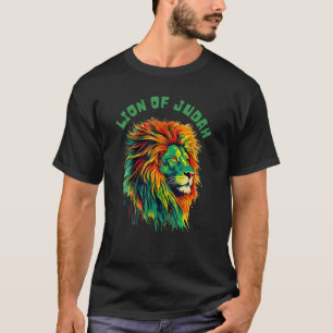 Camiseta León rastafari de Judea Jamaica Souvenir Rasta Roo