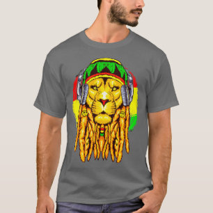 Camiseta León Rastafario León Zodiac Astrología del Horósco