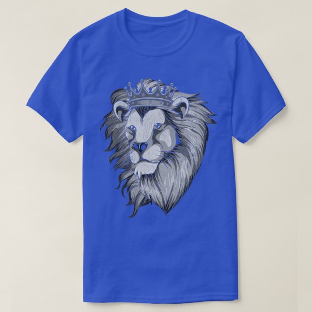 Camiseta León retro de la corona de leones (Diseño del anverso)
