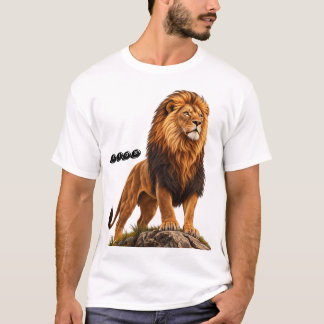CAMISETA LEÓN — REY DE LA NATURALEZA
