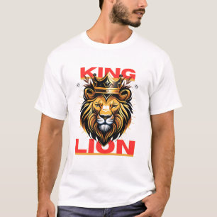 Camiseta León Rey - Poder majestuoso y orgullo