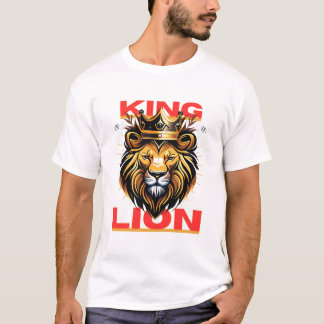 Camiseta León Rey - Poder majestuoso y orgullo