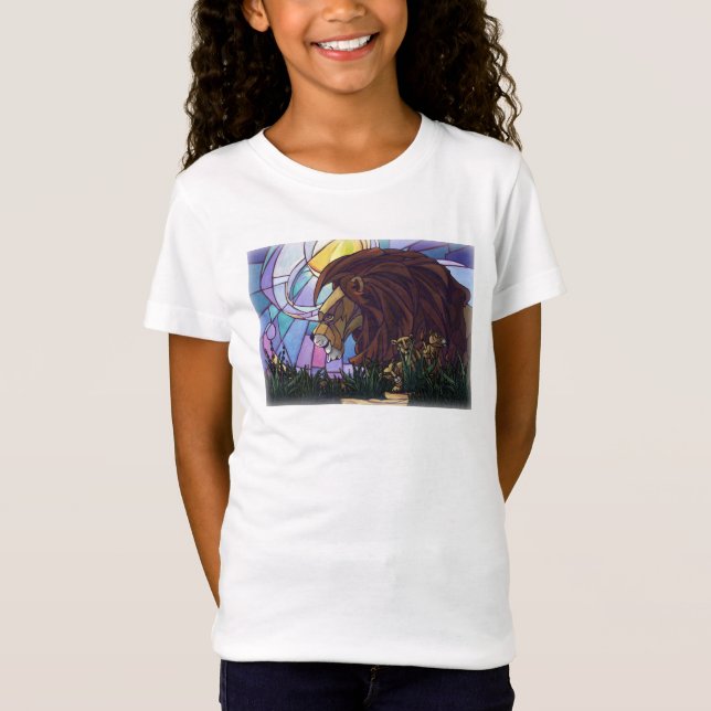 Camiseta León Rey y Cubos (Anverso)