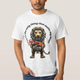 Camiseta León Robótico enamorado