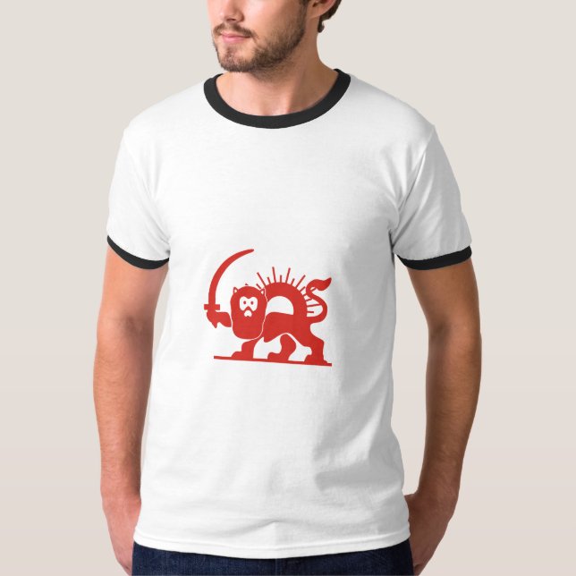 Camiseta León rojo con Sun, Irán (Anverso)