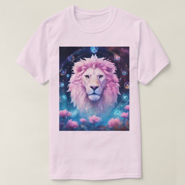 Camiseta León rosa Lon pacífico (Diseño del anverso)