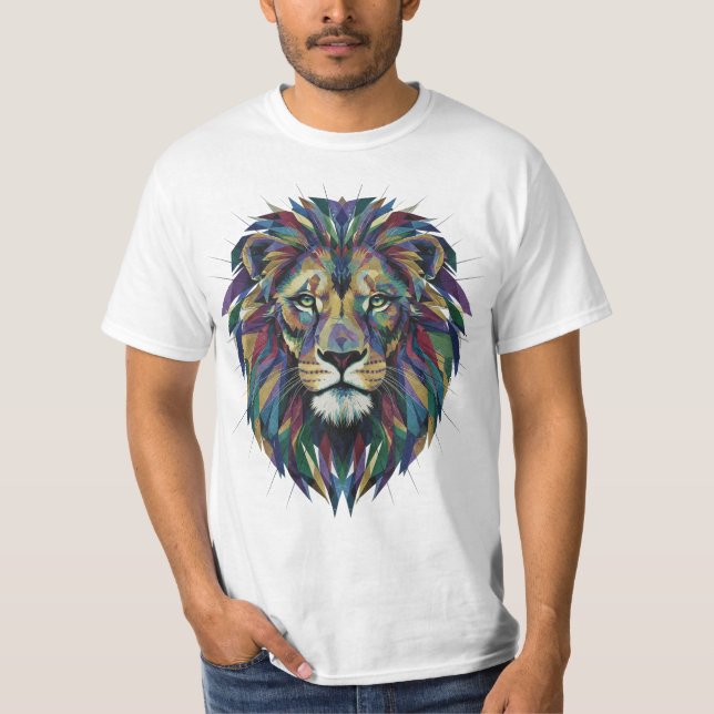 Camiseta León Rugido Kaleido** (Anverso)
