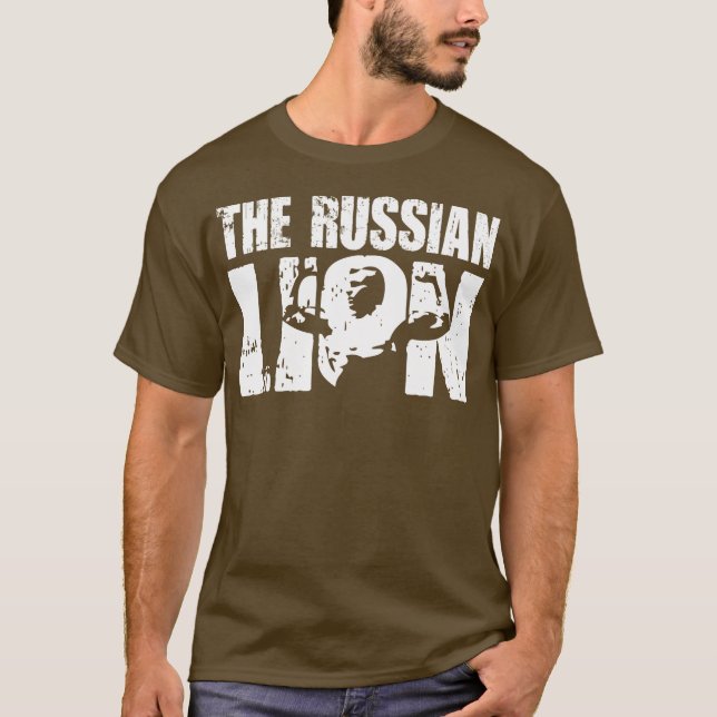 Camiseta León ruso - Camisas de George Hackenschmidt (Anverso)