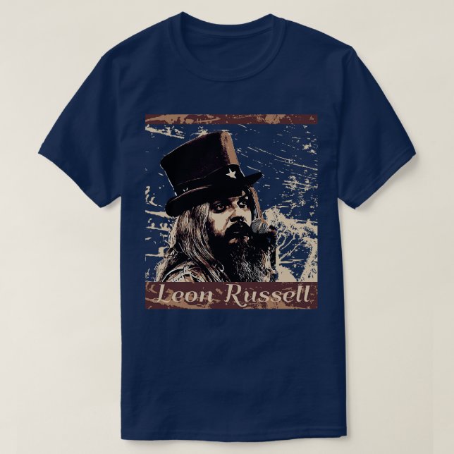 Camiseta Leon Russell (Diseño del anverso)