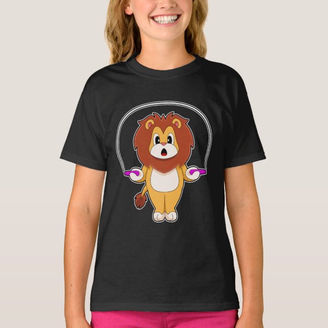 Camiseta León Salto de cuerda Rope (Anverso)