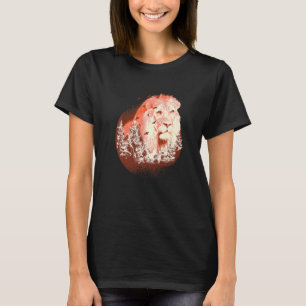 Camiseta León Selva Vintage Realista Animal L