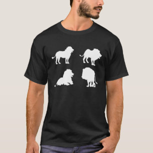 Camiseta León Silhouette Tiger Guay Gatos Big Cat Zoo Anima
