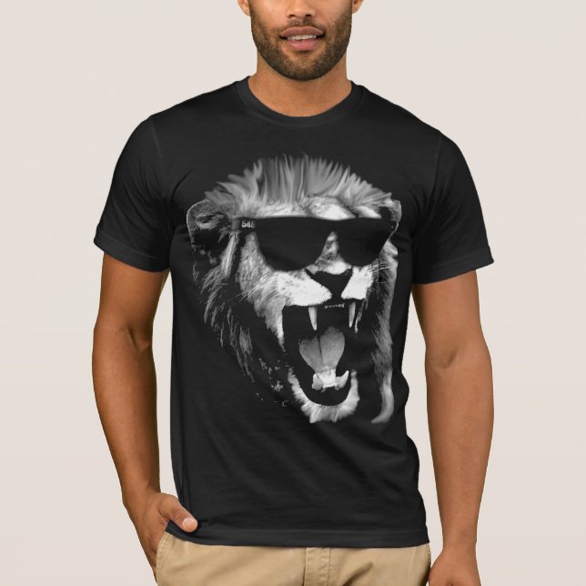 Camiseta León sombrío (Anverso)