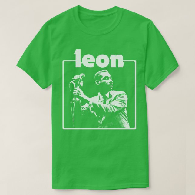 Camiseta Leon The White Stencil (Diseño del anverso)