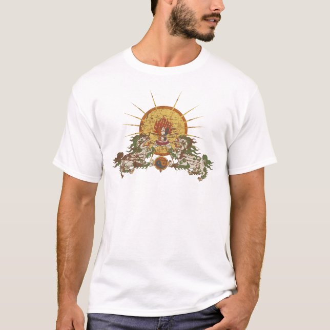 Camiseta León tibetano de la nieve (Anverso)