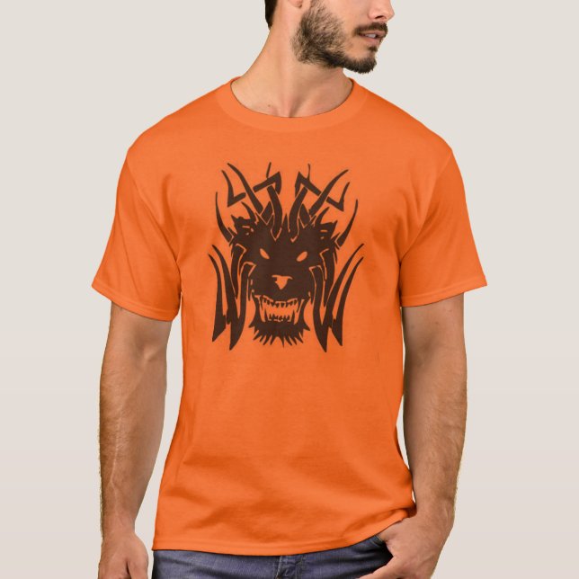 Camiseta león tribal (Anverso)