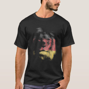 Camiseta León Trippy EDM lanza la bandera alemana de tecnól