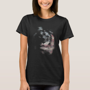 Camiseta León Trippy EDM lanza la bandera estadounidense te