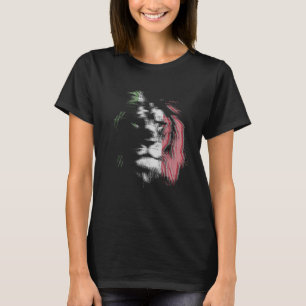 Camiseta León Trippy EDM lanza la bandera italiana del tecn