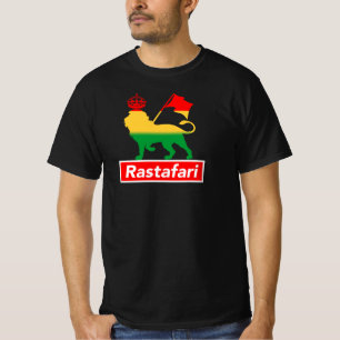 Camiseta León Un amor Un corazón Rastafari Paz Rasta
