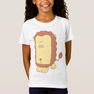 Camiseta León único con una cara grande.