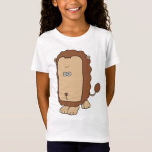 Camiseta León único con una cara grande.