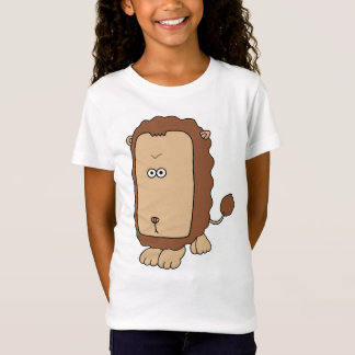 Camiseta León único con una cara grande.