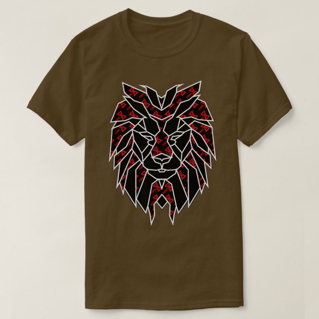Camiseta León vector (Diseño del anverso)