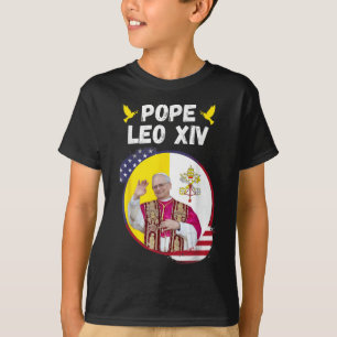 Camiseta León Xiv, Habemus Papam, católico