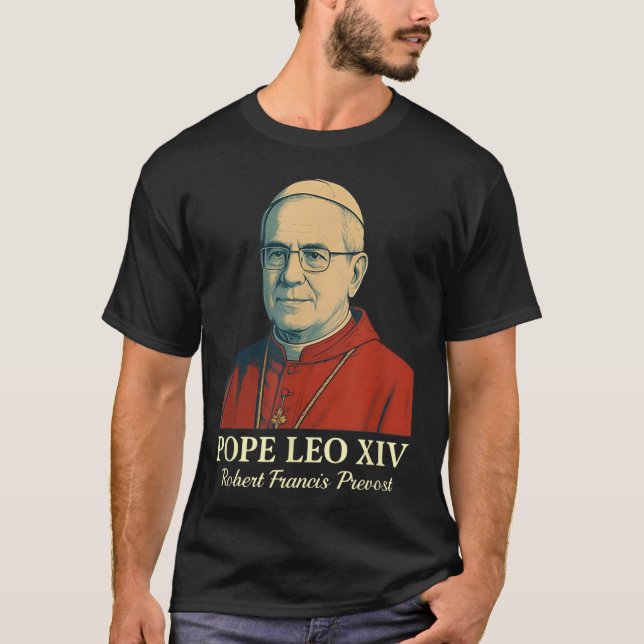Camiseta León Xiv Robert Francis Prevota _8 (Anverso)
