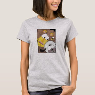 Camiseta León y cordero cerca