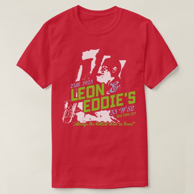 Camiseta Leon y Eddies (Diseño del anverso)