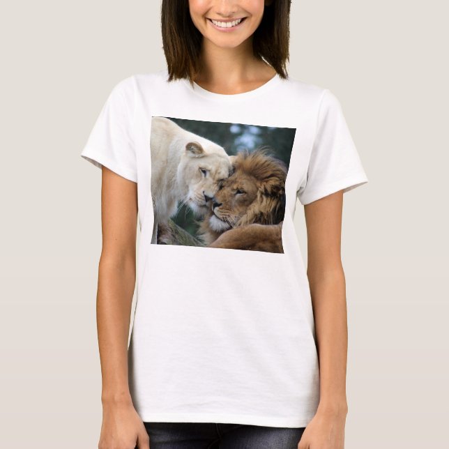 Camiseta León y leona (Anverso)