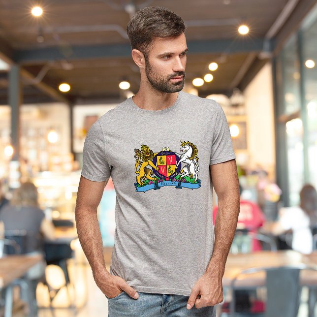 Camiseta León y Unicornio Rampant Escudo de cerveza (Subido por el creador)