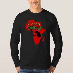 Camiseta Leona africana roja