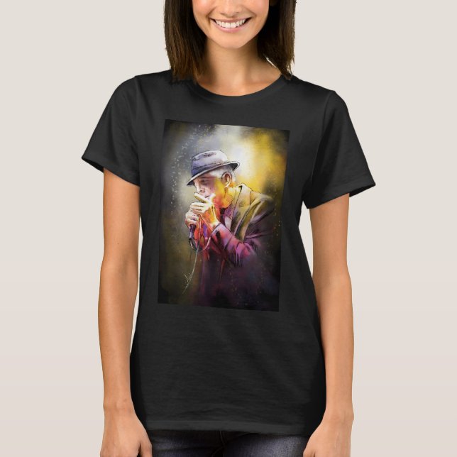 Camiseta Leonard Cohen 02 (Anverso)