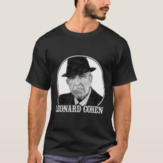 Camiseta Leonard Cohen Estilo Art 60s