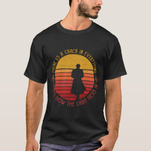 Camiseta Leonard Cohen hay una grieta en todo
