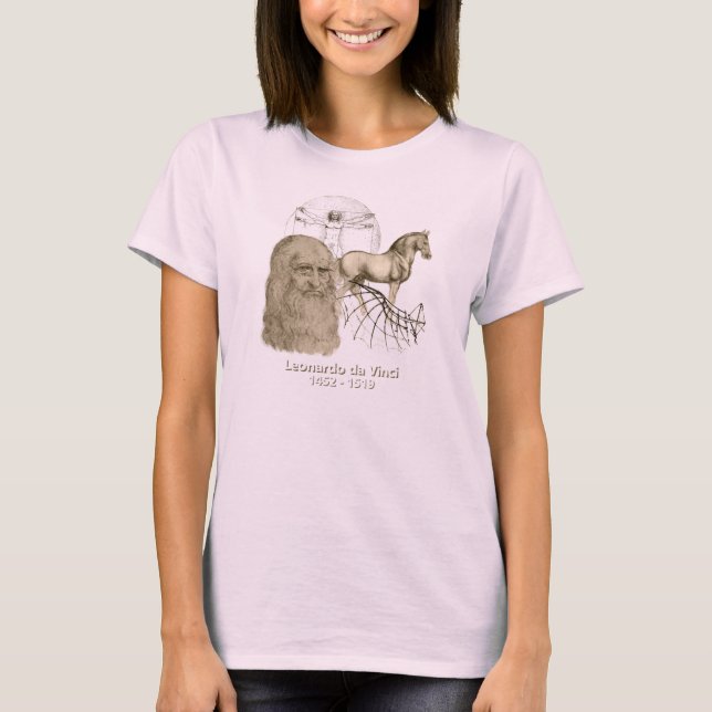 Camiseta Leonardo da Vinci (Anverso)