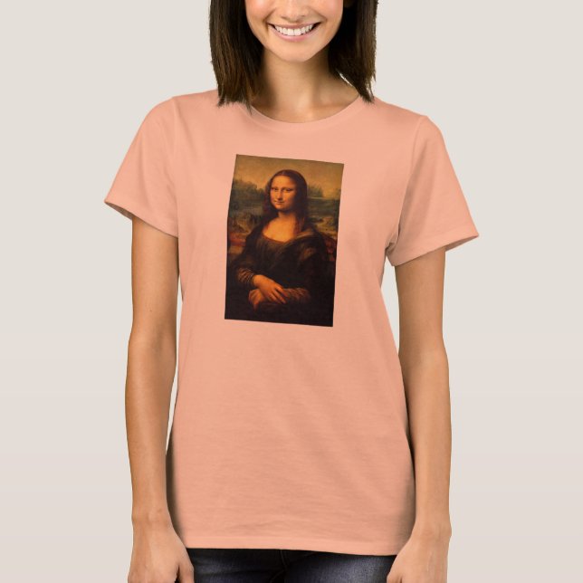 Camiseta Leonardo Da Vinci - Mona Lisa (Anverso)
