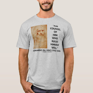 Camiseta Leonardo da Vinci pregunta al abogado que se gobie