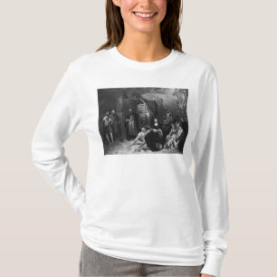 Camiseta Leonardo da Vinci que pinta el Gioconda